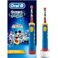 Oral-B Stages Power Kids de Mickey Mouse - Cepillo de dientes el&eacute;ctrico