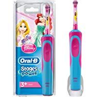 Oral-B Stages Power Kids - Cepillo de dientes el&eacute;ctrico de las princesas Disney