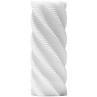 Tenga Spiral 3D, Funda Masturbadora, 4.8 x 11.6 x 4.8 cm, Color Blanco - 126 gr