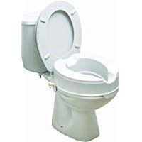 Drive Medical 12066 Asiento elevador sin tapa para inodoro, Blanco, 15 cm