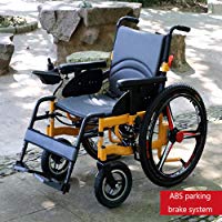 MENUDOWN Silla De Ruedas El&eacute;ctrica Silla De Ruedas Plegable El&eacute;ctrica Silla De Ruedas Inteligente con Sistema De Asistencia De Frenos EASB Y Silla De Ruedas Plegable con