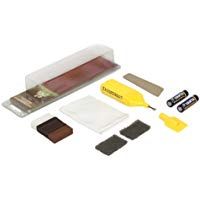 Picobello G61613 - Kit de reparaci&oacute;n para madera (tama&ntilde;o peque&ntilde;o, para laminados, mobiliario o escaleras), color madera de tono oscuro