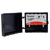 Tecatel AMP-LTE404F - Amplificador m&aacute;stil 40 dB UHF LTE, Color Blanco