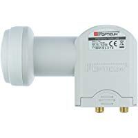 Opticum, convertidor LNB Doble LTP 04H con Conectores Dorados (Full HD, 3D)