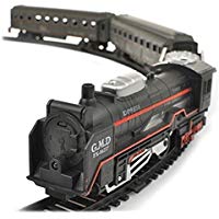 Premium el&eacute;ctrica Realista Ferrocarril Rail King Nevada Express&nbsp;&ndash;&nbsp;Vapor Locomotora + 3&nbsp;vagones + Larga Ferrocarril Recorrido + Accesorios&nbsp;&ndash;&nbsp;Locomotora Locomotora Tren bater&iacute;a operativos