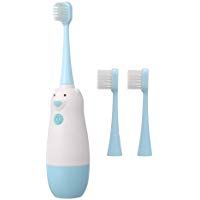 3-12 a&ntilde;os Cepillo de dientes el&eacute;ctrico, Anself Cepillo de dientes para ni&ntilde;os Cabezas de cepillo suave Azul