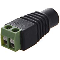 SODIAL(R) 5.5 x 2.1mm Enchufe Conector Potencia CC Hembra para Camara CCTV DVR