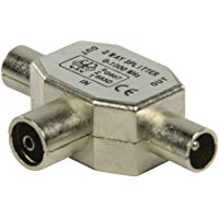 Valueline coax/2x coax - Conector coaxial (2x Coax, Coaxial, Macho/Hembra, 1 pieza(s))