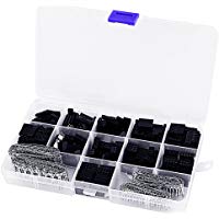 UEETEK 620pcs Dupont cables Kit de cubierta de Cable Pin conector Header de la encrespadura