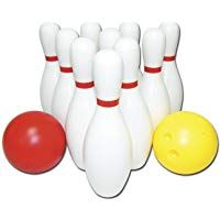 Juego de Bolos Mini para Ni&ntilde;os Set de 10 Bolos y 2 Bolas Infantil