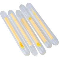 Forfar Pesca palillos ligeros verdes 50 pcs Pescar fluorescente Lightstick Luz de la noche del flotador Clip en el resplandor oscuro Conjunto stick