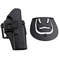 Airsoft t&aacute;ctico cintur&oacute;n derecho de la cintura Paddle cintur&oacute;n de liberaci&oacute;n r&aacute;pida Hand Holster caso para Glock 17 19 22 23 31 32