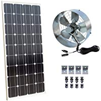 ECO-WORTHY - Panel solar con ventilador de 25&nbsp;W, L07P100-SV40-1