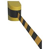 Caja de cinta de cierre Pro&sup2;Tect TBB-90-Y, para atornillar, extensor: 8,7 m, amarillo