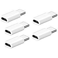 LIKEKISS 5PC USB-C Tipo-C a Micro USB Adaptador de datos para Google Pixel / Pixel XL, Nexus 6P / 5X, Apple Nuevo Macbook, OnePlus 2/3, LG G5, LG V20, HTC M10, Huawei P9