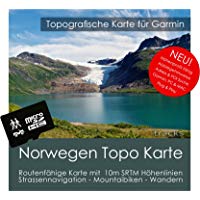 Noruega Garmin tarjeta Topo 4&nbsp;GB MicroSD. Mapa Topogr&aacute;fico de GPS Tiempo Libre para Bicicleta Senderismo Excursiones Senderismo Geocaching y Exterior. Dispositivos de Navegaci&oacute;n, PC & Mac