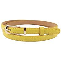 Cebbay Cintur&oacute;n Fino de la Mujer Cintur&oacute;n de Cuero cl&aacute;sico Accesorios de Vestir Apto para Todas Las Ocasiones
