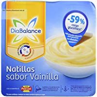 DiaBalance Natillas Vainilla - 6 Paquetes de 4 x 100 gr - Total: 2.4 kg