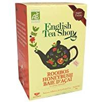 English Tea Shop Tienda de t&eacute; inglesa Honeybush Acai Berry Punch T&eacute; de hierbas org&aacute;nico naturalmente descafeinado / org&aacute;nico Honeybush y bayas de Acai sin colecci&oacute;n de t&eacute; con cafe&iacute;na de primera calidad Seleccionado a mano por Sri Lanka - 1 x 20 sobres (30 gramos)