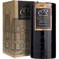 Wildharvest Honeybush, T&eacute; de Infusion Suelto de Hoja Entera, T&eacute; Org&aacute;nico sin caffeina, Caja para T&eacute;, 425g