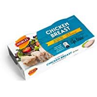 Nobles Pechuga de Pollo al Natural Healthy Canned Chicken Breast in Brine Ready to Eat ideal for Salad and Sandwich Ideas. 26% Protein, 99% Fat Free and Low Sugar Food - Paquete de 16 x 180 gr