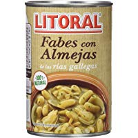Litoral Fabes con Almejas. Plato Cocinado - 440 gr - [paquete de 2]