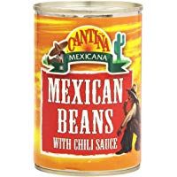 Canti&ntilde;a Mexicana - Mexican Beans - Frijoles-mexicanos con salsa de Chile - 400 ml