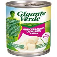 Gigante Verde - Lata De Mini Corazones de Palmito Cortados 200 g