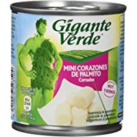 Gigante Verde - Lata De Mini Corazones De Palmito Cortados 200 g - [Pack de 12]