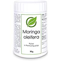 Moringa (Moringa oleifera) 90 gramos en caja para preservar el aroma (polvo de hoja fino, secado)