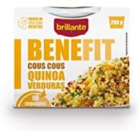 Brillante Benefit Cous Cous Quinoa Verduras 225G - [Pack De 16] - Total 3600 Gr