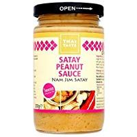 Thai Taste Satay Salsa De Man&iacute; 200ml (Paquete de 2)