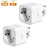 Enchufe Inteligente WiFi Smart Plug Control remoto zoozee Toma de corriente inal&aacute;mbrica para iOS Aplicaci&oacute;n de Android Compatible con Google Home Amazon Alexa IFTTT 2PCS