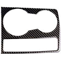 Bodbii Titular Fibra de Carbono Copa Panel de Ajuste de la Cubierta Etiqueta Superficie Reflectante Adhesivo al Respaldo del reemplazo para A5 A4 B8 2009-2015