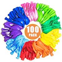 Art&iacute;culos de Fiesta Regalos para Ni&ntilde;os, Globos de Fiesta Juego de Arco Iris de 12 Pulgadas Globos de Fiesta de Colores Surtidos Caja de Premios de Carnaval a Granel para Ni&ntilde;os para Celebraci&oacute;n de Boda
