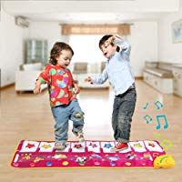 KY&Cl Alfombra De Baile Electr&oacute;nico, Juguete Musical, Beb&eacute;, M&uacute;sica, Juego, Alfombrilla, Piano, Instrumento Musical, Juguete, Toque, Tocar, Teclado, Juguete, Colchoneta
