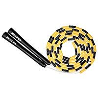 Hnourishy Los ni&ntilde;os los ni&ntilde;os de pl&aacute;stico Blando con Cuentas segmentado Saltar la Cuerda ABS manija Libre de enredos para Mantenerse en Forma Entrenamiento de Entrenamiento - Amarillo