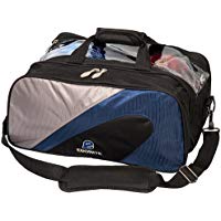 Ebonite Team Double - Bolsa de bolos, color azul marino/plateado