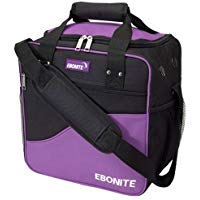 Ebonite Basic Single Bowling Bag- Purple/Black by Ebonite Bowling Products