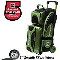 Brunswick Flash X Triple Roller Bowling Bag- Lime/Black by Brunswick