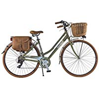 Canellini Via Veneto by Bicicleta Bici Citybike CTB Mujer Vintage Dolce Vita Aluminio Green Verde Olive