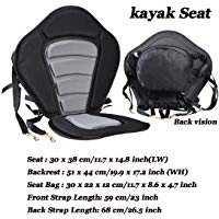 Mezzanine Coj&iacute;n para asiento de kayak, barca, canoa, etc., ajustable, duradero, 1 unidad