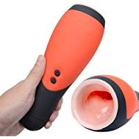 Gieetor Camiseta Masculina Juguetes el&eacute;ctricos Inteligentes Taza de succi&oacute;n Completamente autom&aacute;tica Juguete for Hombre Mini Dispositivo de Masaje de vibraci&oacute;n Gran Regalo Relajaci&oacute;n Cuerpo y m&uacute;sculo