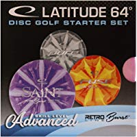 Latitude Disc Golf para Principiantes Starter Retro Burst Advanced 3&nbsp;Discos Putter MIDRANGE Driver