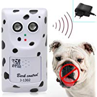 Qiuxiaoaa Mascota Dispositivo de Ronquido Ultras&oacute;nico Ultras&oacute;nico de Alta Potencia Humanamente Anti Sin Dispositivo de Corteza Control de Perros Ladr&oacute;n Silenciador Suspensi&oacute;n