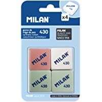 Milan BMM9215 - Pack de 4 gomas de borrar