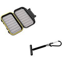 Gazechimp 1x Tippet Titular +1x Caja de Pesca de Mosca Accesorios de Alta Calidad Durable Herramientas
