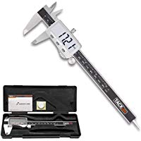 Calibre Digital, Tacklife DC02 Pie de Rey 150mm,Calibrador electr&oacute;nico de acero inoxidable,Gran Pantalla LCD,Micr&oacute;metro de alta precisi&oacute;n,Medida de Di&aacute;metro Interior,Exterior,Profundidad y Escalera