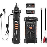 Tester de Cable, Tacklife CT03, Comprobador de Cables, Buscador de l&iacute;neas RJ11 RJ45, Probador de Cable, Prueba de l&iacute;nea telef&oacute;nica, Prueba de continuidad, LED