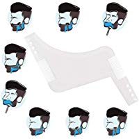yagot Herramienta de Peinado de Barba, Peine para Barba Kit de Belleza para Hombres, Tijeras de Afilado por l&aacute;ser para peluquer&iacute;a y Kit de moldes para Barba